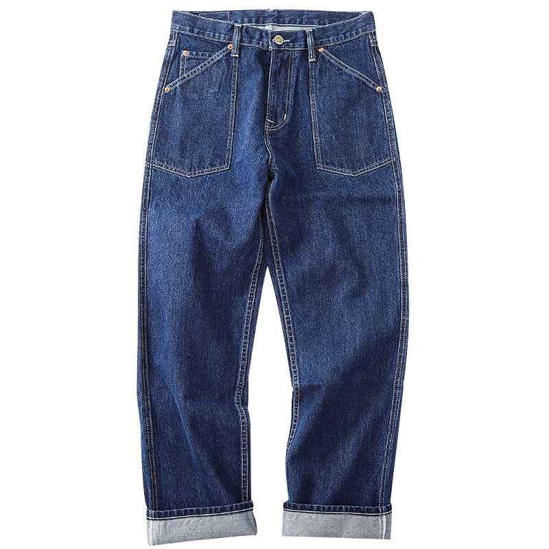 Vintage Slim Fit Denim Casual Jeans Pants
