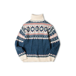 Retro Faire Island Jacquard Sweater