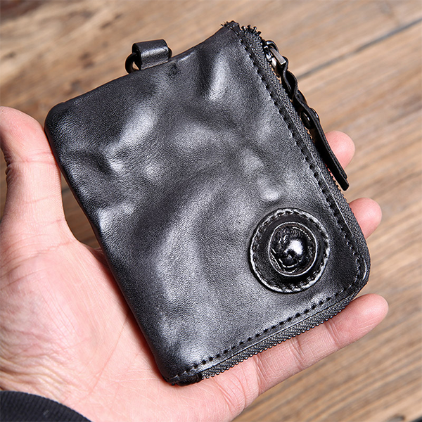 Handmade Retro Card Holder Leather Wallet