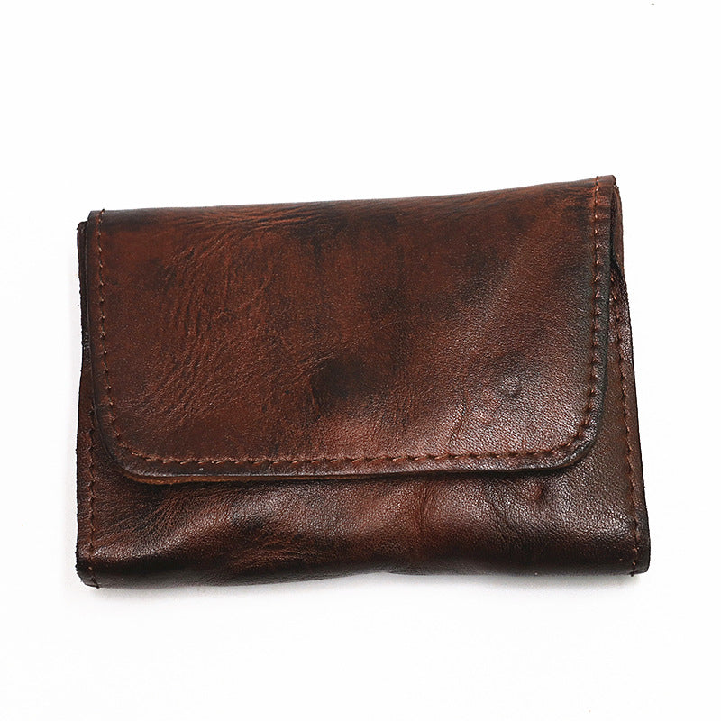 Handmade Retro Card Holder Leather Wallet