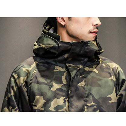 Retro Military Style Camouflage Casual coats Hoodies