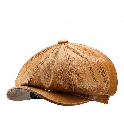 Retro Casual Leather All-match Hats