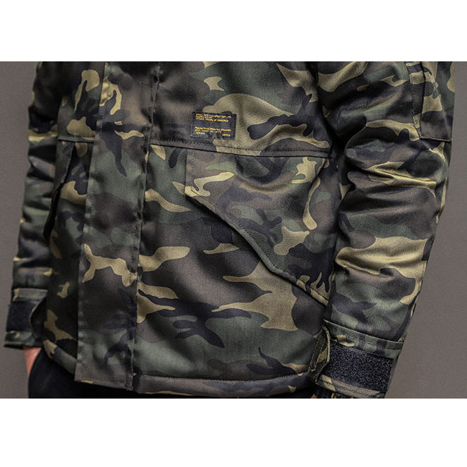 Retro Military Style Camouflage Casual coats Hoodies