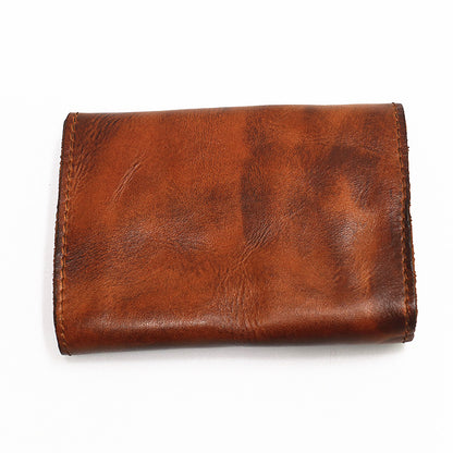 Handmade Retro Card Holder Leather Wallet