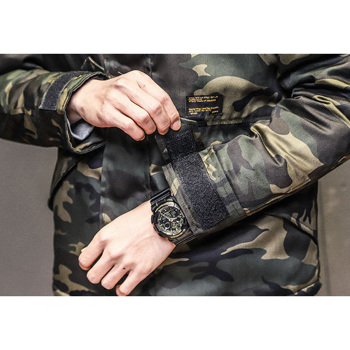 Retro Military Style Camouflage Casual coats Hoodies