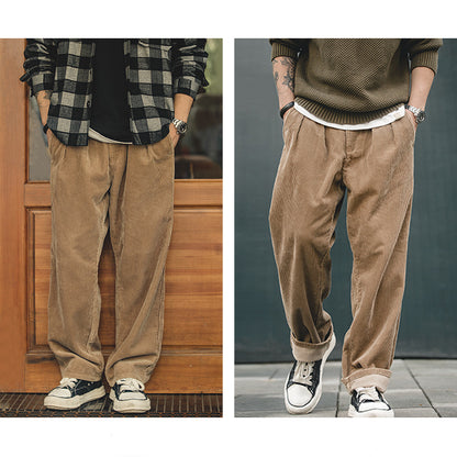 Retro Casual Soft Corduroy Pants