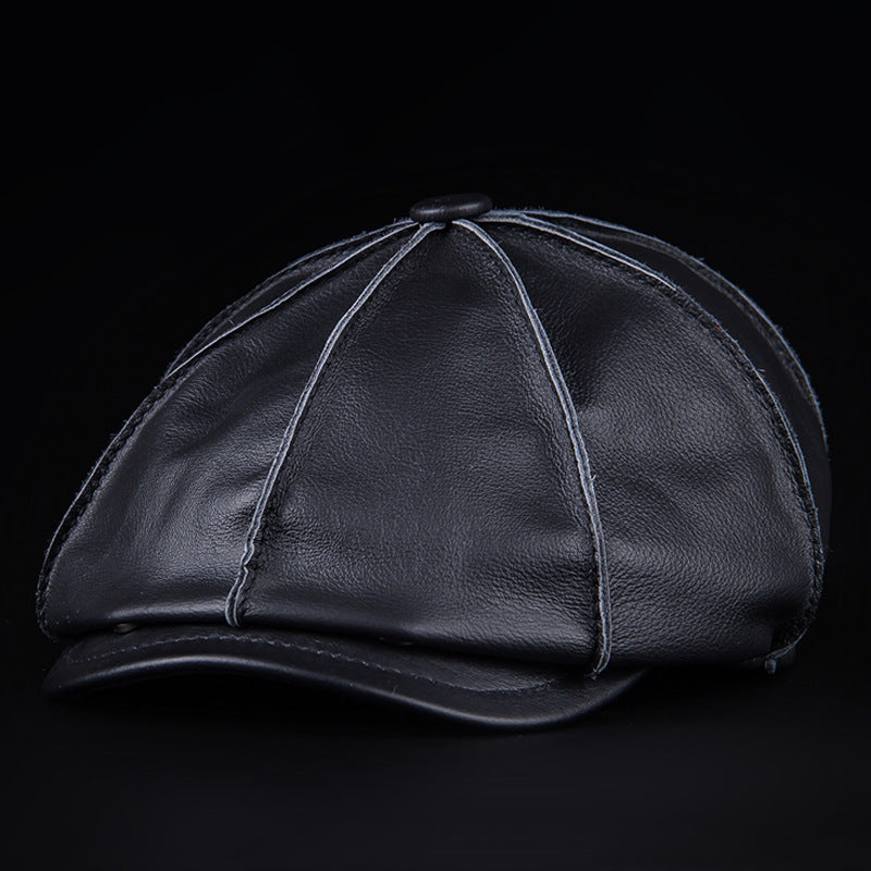 Retro Casual Leather All-match Hats