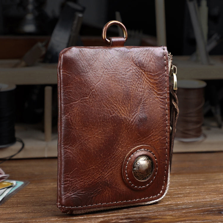 Handmade Retro Card Holder Leather Wallet