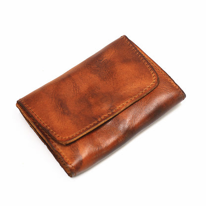 Handmade Retro Card Holder Leather Wallet