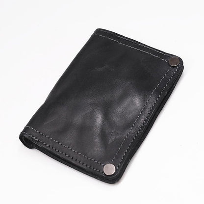 Retro Handmade Leather Wallet Multi-card Slots Wallet