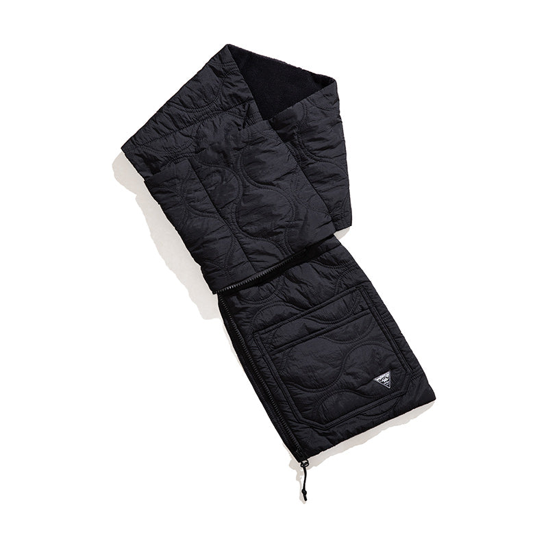 Men's Padded Windproof Scarf  Winter Light Warm Neckerchief Waistcoat  Dual-use Design