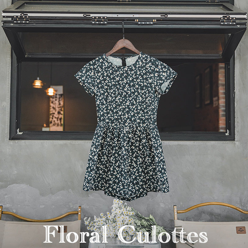 Retro Summer Floralc Culottes