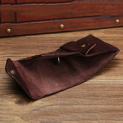 Retro Leather Handmade Short Wallets