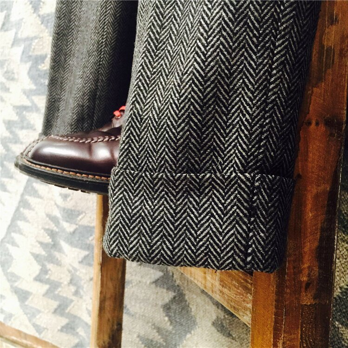Men's Suit Pants Tweed Herringbone Pants Vintage Wool Mens Dress Trousers  (Brown, 29W x 28L) at Amazon Men's Clothing store
