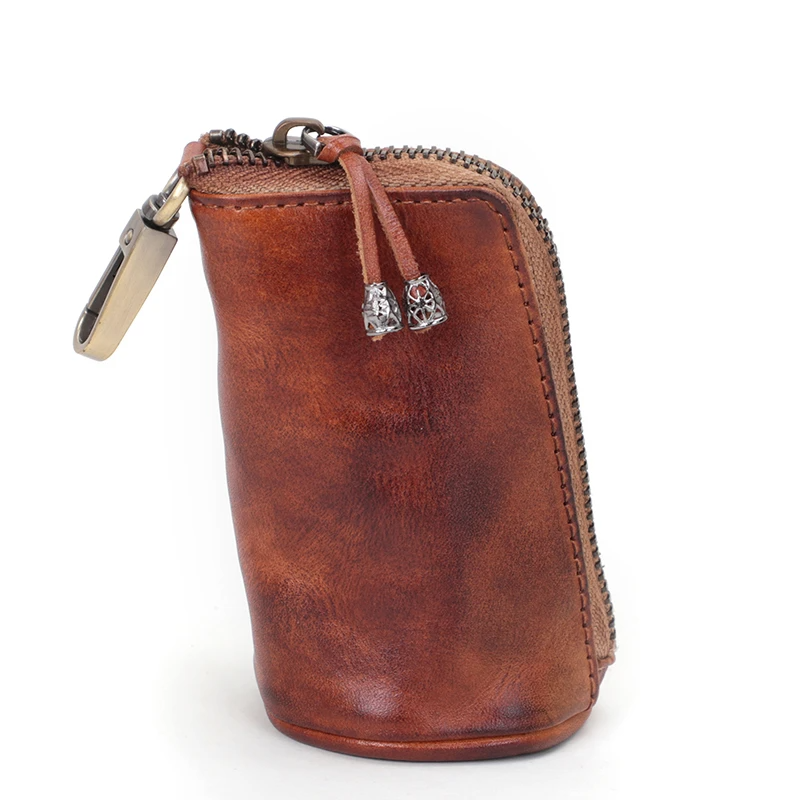 Retro Genuine Leather Card Holder Coin Bag