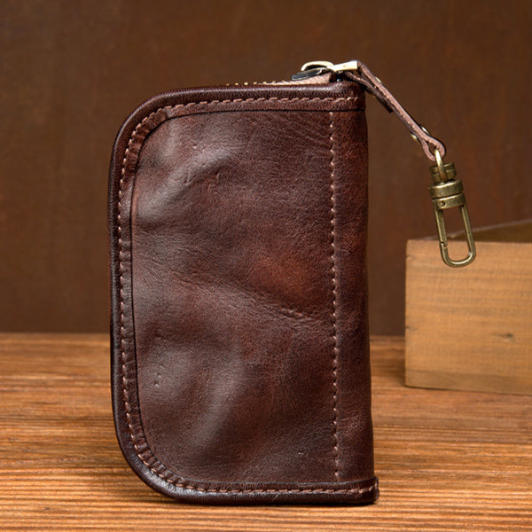 Retro Handmade Leather Car Key Bags