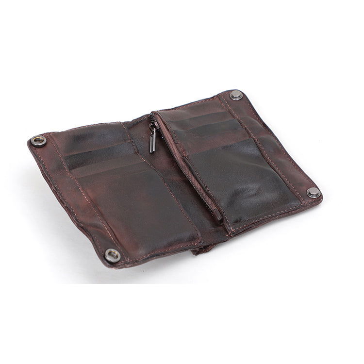 Retro Handmade Leather Wallet Multi-card Slots Wallet