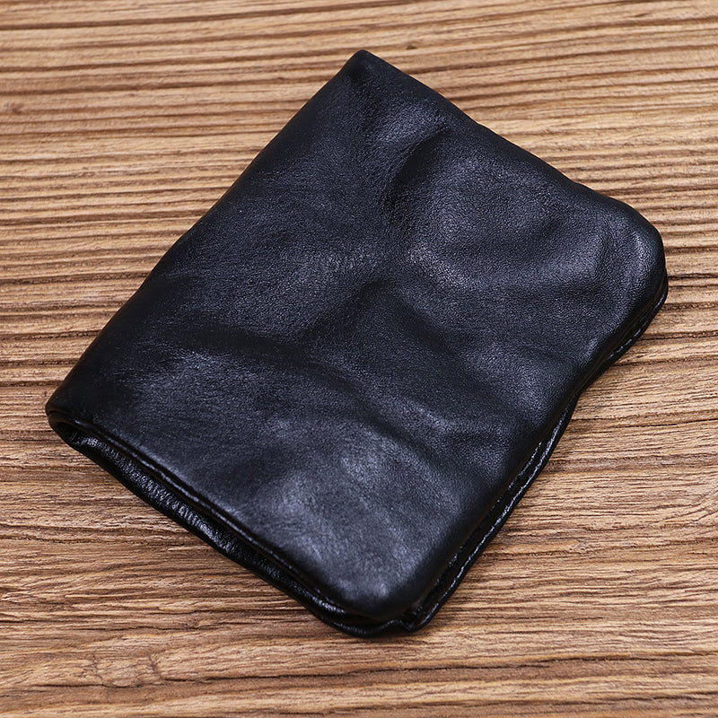 Retro Leather Handmade Short Wallets