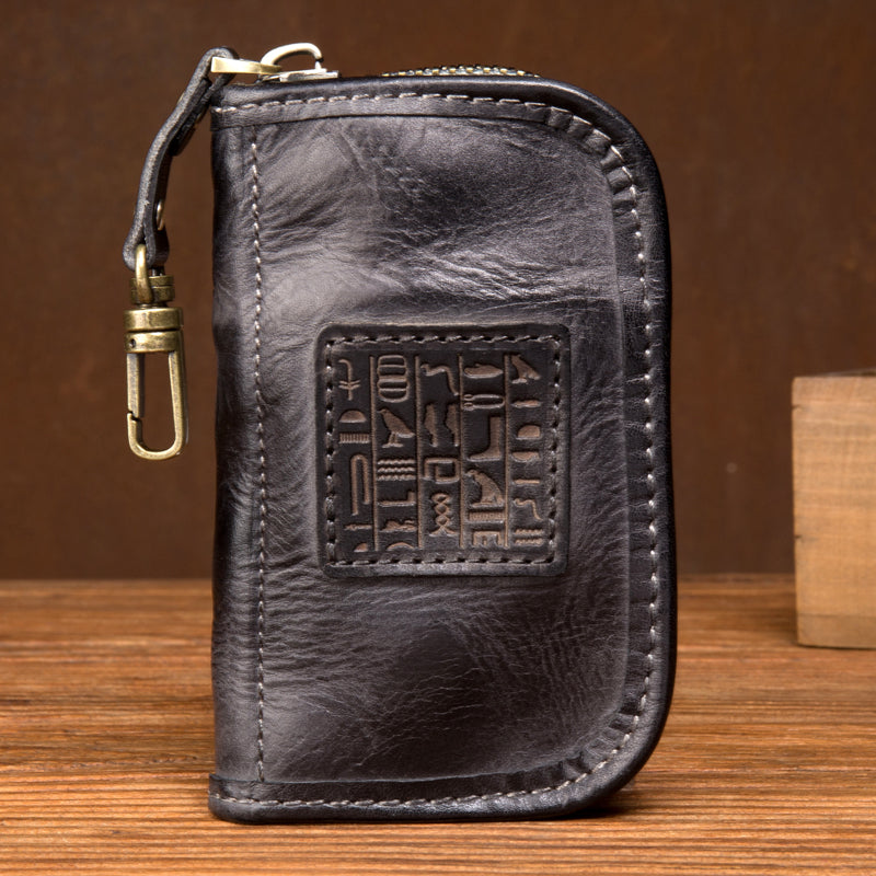 Retro Handmade Leather Car Key Bags