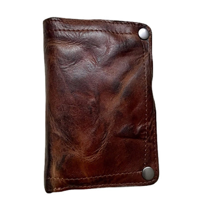 Retro Handmade Leather Wallet Multi-card Slots Wallet