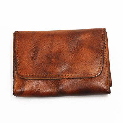 Handmade Retro Card Holder Leather Wallet