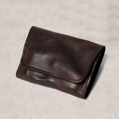 Handmade Retro Card Holder Leather Wallet