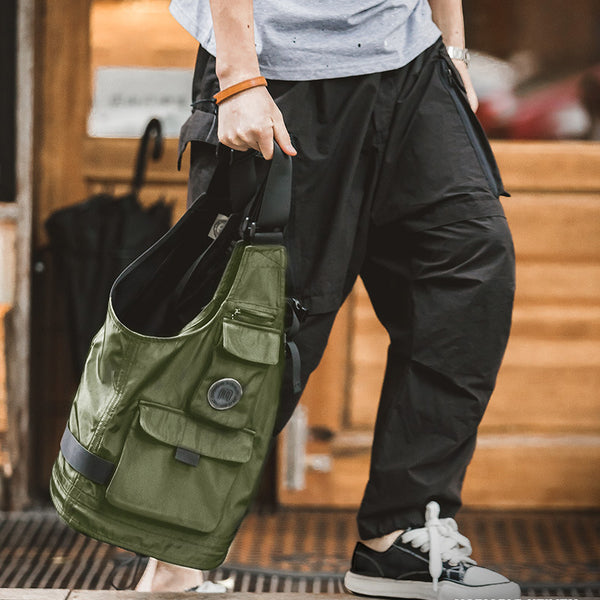 Retro Casual Multi-pockets Vests Handbags