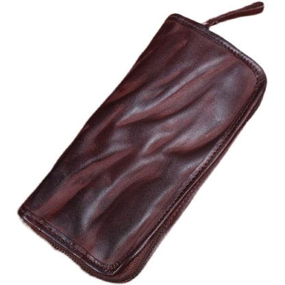 Mens Leather Coin Card Holder Car Key Wallet